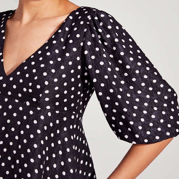 Kate Spade Harmony Dot Cloque Top 0 NWOT - Picture 5 of 8